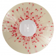 Clear (transp.) base with Red splatter Side A